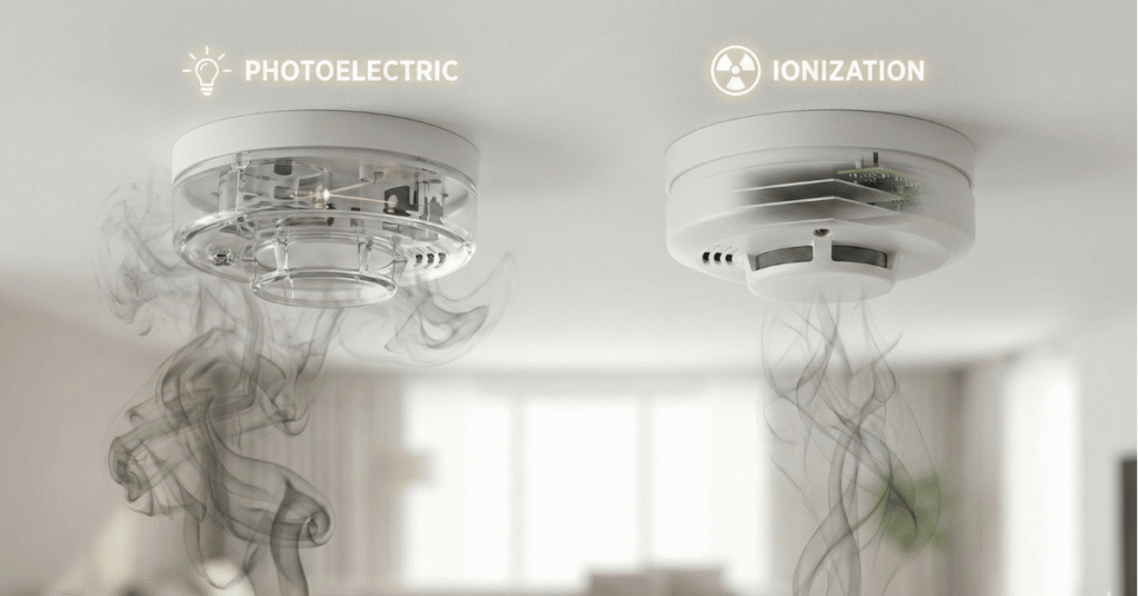 Photoelectric vs Ionization Smoke Detector