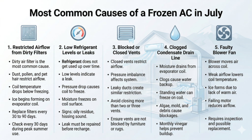 ac airflow problems and fixes