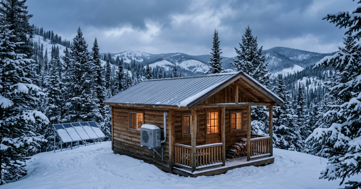 Off Grid Mini Split Billings Cabin Mini Split Heating: Off-Grid Solutions 2026!